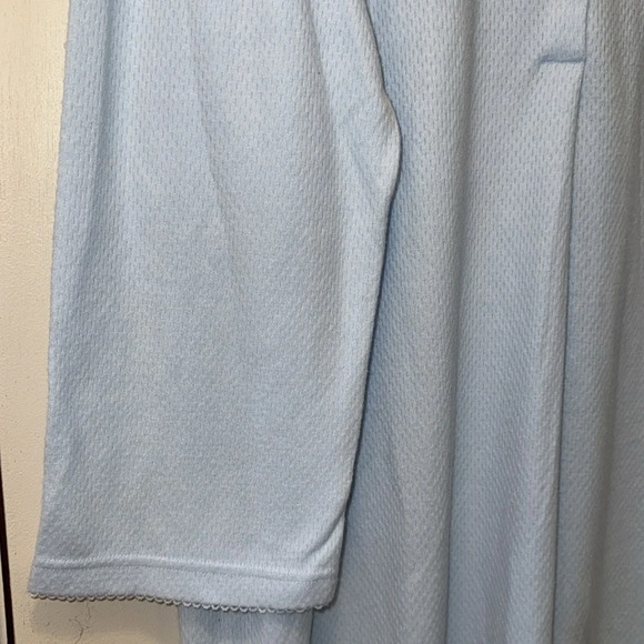 NWT MISS ELAINE WOMAN 3X LOUNGEWEAR/SLEEPWEAR/PAJAMA BLUE CUDDLEKNIT POPOVER - Picture 17 of 17